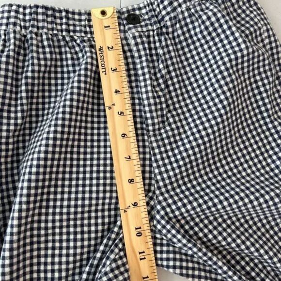 Brandy Melville x John Galt Gingham Tilden Pants Ankle Crop Blue White - Picture 10 of 11